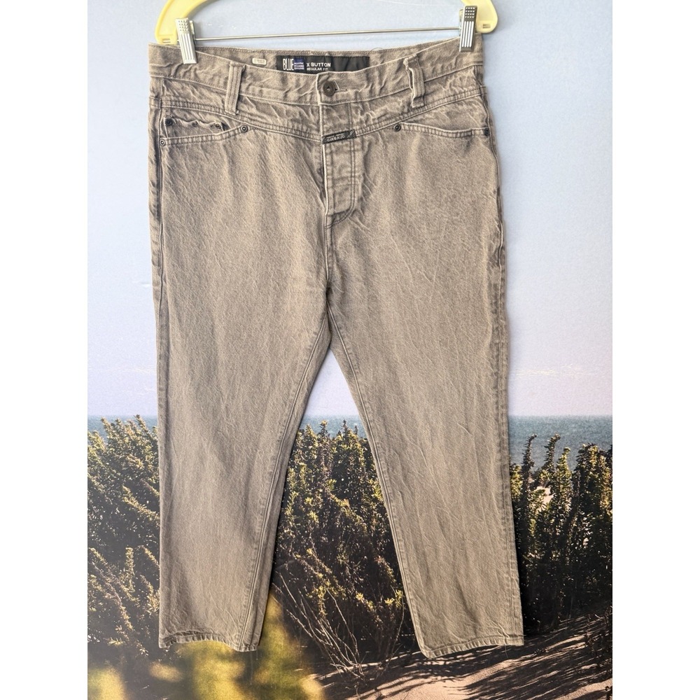 Rare Marithe Girbaud Francois"X Button" Jeans Mens 34x32 Button Fly Straight